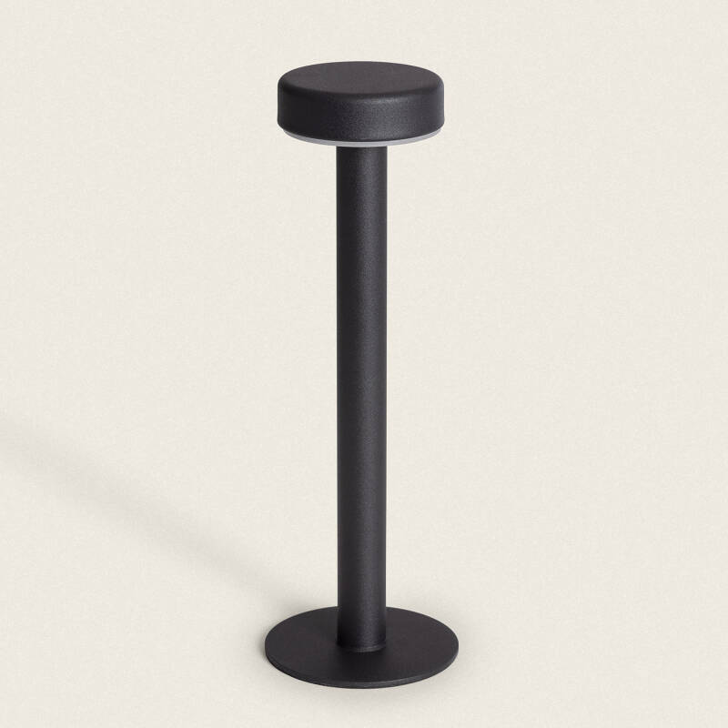 Afbeelding van LED-Tafellamp Portabel met oplaadbare USB-batterij van Metaal – Bunza 