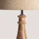 Image de Lampe à Poser en bois Dinka ILUZZIA