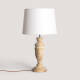 Image de Lampe à Poser en bois Hausa ILUZZIA