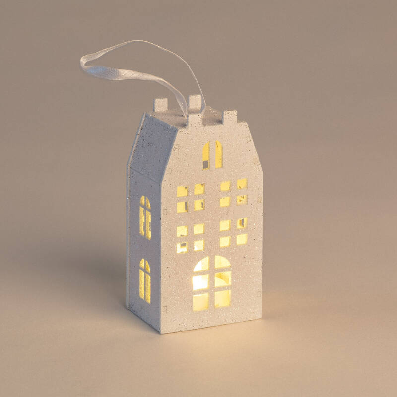 Bild von LED-Weihnachtshäuschen aus Holz Tymbon