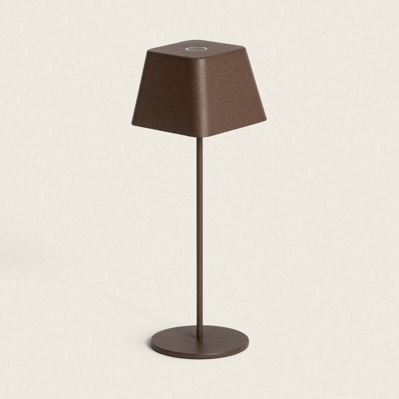 Image de Lampe à Poser LED Extérieure portative Aluminium avec Batterie Rechargeable Willy  