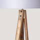 Image de Lampadaire en bois Kumar ILUZZIA