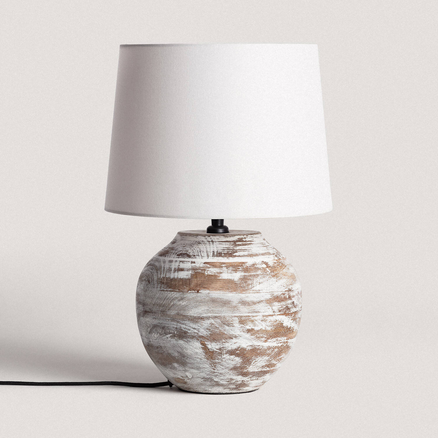 Lampa Stołowa z Drewna Chandan ILUZZIA - widok 3