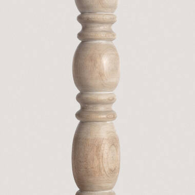 Image of Daksh Wooden Table Lamp ILUZZIA 