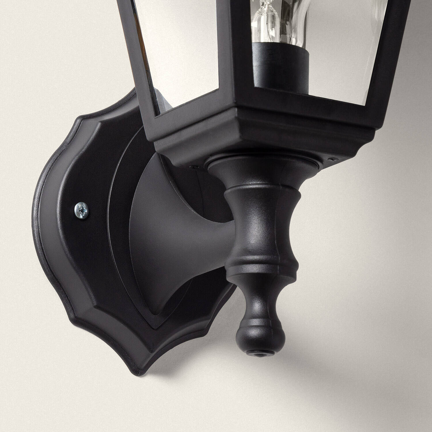 Lampa Ścienna Zewnętrzna Sennen Czarna  - widok 2