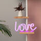 Image de Néon LED Love à Piles 