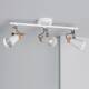 Image de Plafonnier Orientable Métal et Bois Mara 3 Spots 