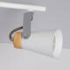 Image de Plafonnier Orientable Métal et Bois Mara 3 Spots 