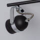 Image de Plafonnier Orientable Aluminium Sinner 3 Spots Noir