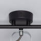 Image de Plafonnier Orientable Aluminium Sinner 3 Spots Noir