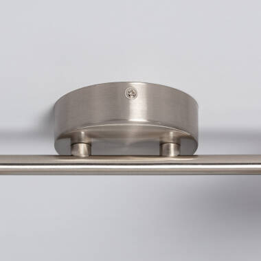 Image de Plafonnier Orientable Aluminium Emer 2 Spots Argenté