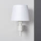 Image de Lampe Murale Métal et Tissu Chini