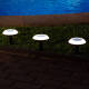 Image de Balise LED Solaire Extérieure RGBW avec Piquet pour Smartphone Contrôle Bluetooth 