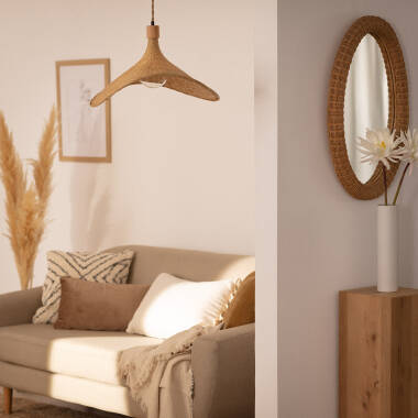 Immagine di Lampada a Sospensione in Bambù Kathu Netsie
