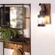 Image de Lampe Murale Bois et Métal Fanala