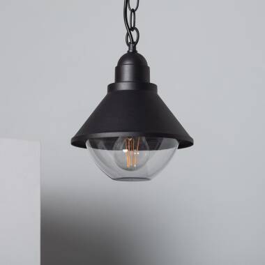Immagine di Lampada a Sospensione per Esterno in Metallo Valera