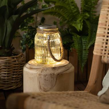 Afbeelding van Solar Glazen Pot LED Winy Afbeelding van Solar Glazen Pot LED Winy