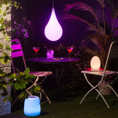 Image de Suspension LED Extérieure RGBW Gutu 6W  Image de Suspension LED Extérieure RGBW Gutu 6W