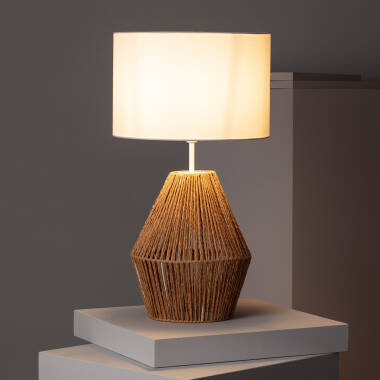 Image de Lampe à Poser Papier Tressé Trilla