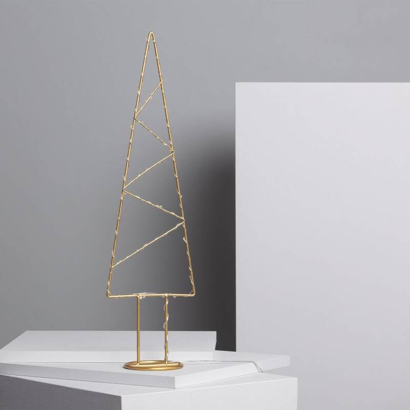 Image of Gold Christmas Tree LED Light Image of Gold Christmas Tree LED Light