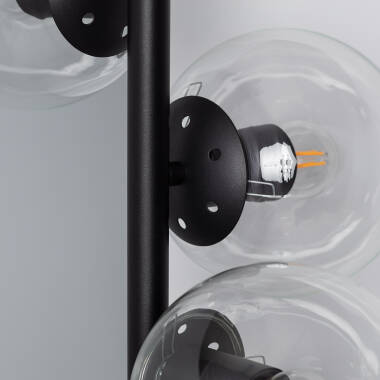 Image de Lampadaire Métal et Verre Otos 5 Spots