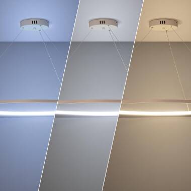 Image of 28W Big Ivalo Selectable CCT LED Aluminium Pendant Lamp