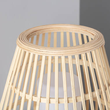 Image of Tripoli Rattan Portable LED Table Lamp