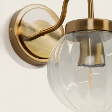 Afbeelding van Wandlamp Outdoor Metaal en Glas Driyah