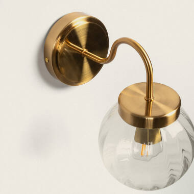 Afbeelding van Wandlamp Outdoor Metaal en Glas Driyah