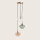 Image de Suspension Métal et Verre 3  Spots Blas