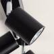 Image de Plafonnier  Orientable Métal 3 Spots Albus Black Large