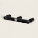 Image de Plafonnier  Orientable Métal 3 Spots Albus Black Large