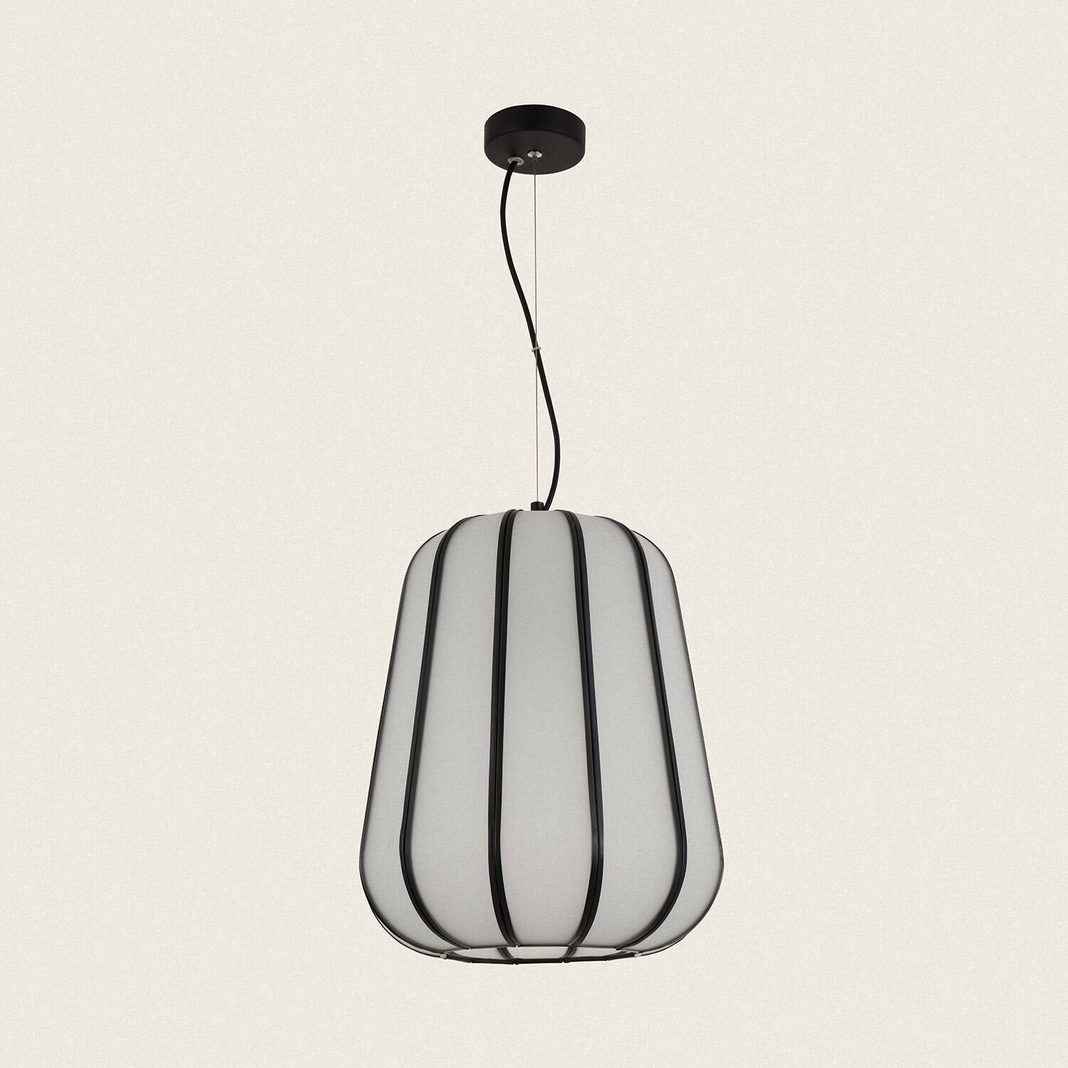 Lampa Wisząca Metal i Szkło Wyoming M - widok 2