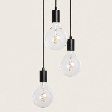 Image de Suspension Métal Cascade 3 Spots 