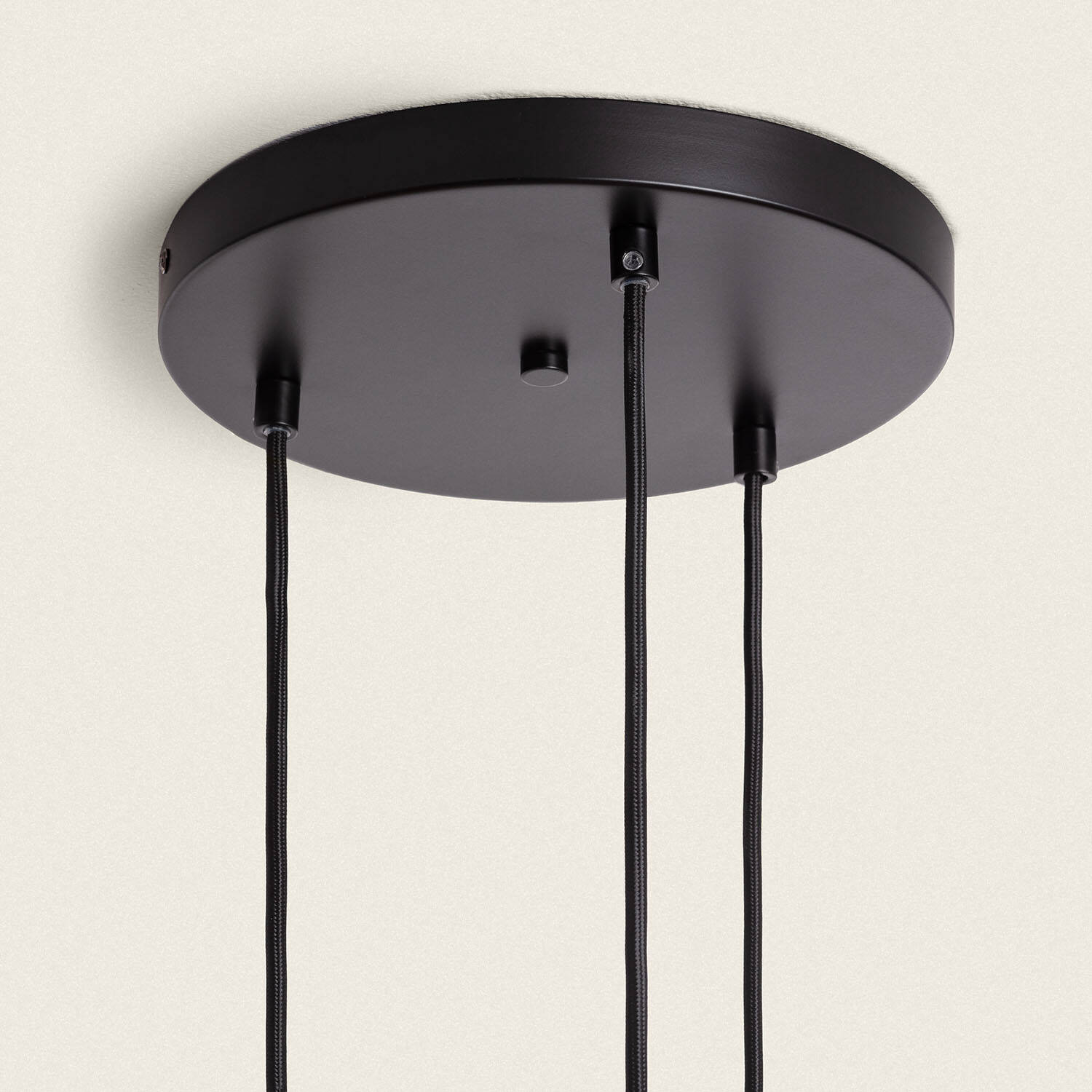 Lampa Wisząca 3 pkt. z Metalu Cascade - widok prezentacyjny