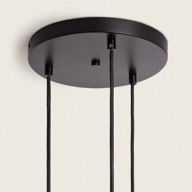 Bild von Pendelleuchte 3 Spots Metall Kaskade