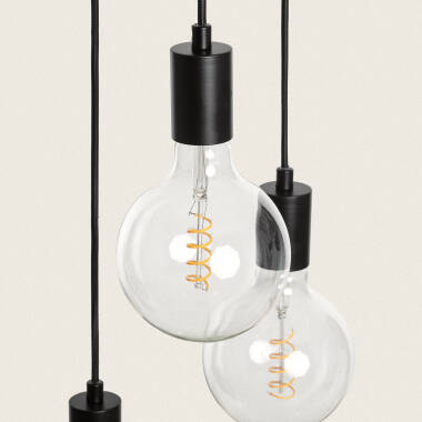 Image de Suspension Métal Cascade 3 Spots 