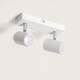 Image de Plafonnier Orientable Métal 2 Spots Wuedy 