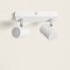 Image de Plafonnier Orientable Métal 2 Spots Wuedy 