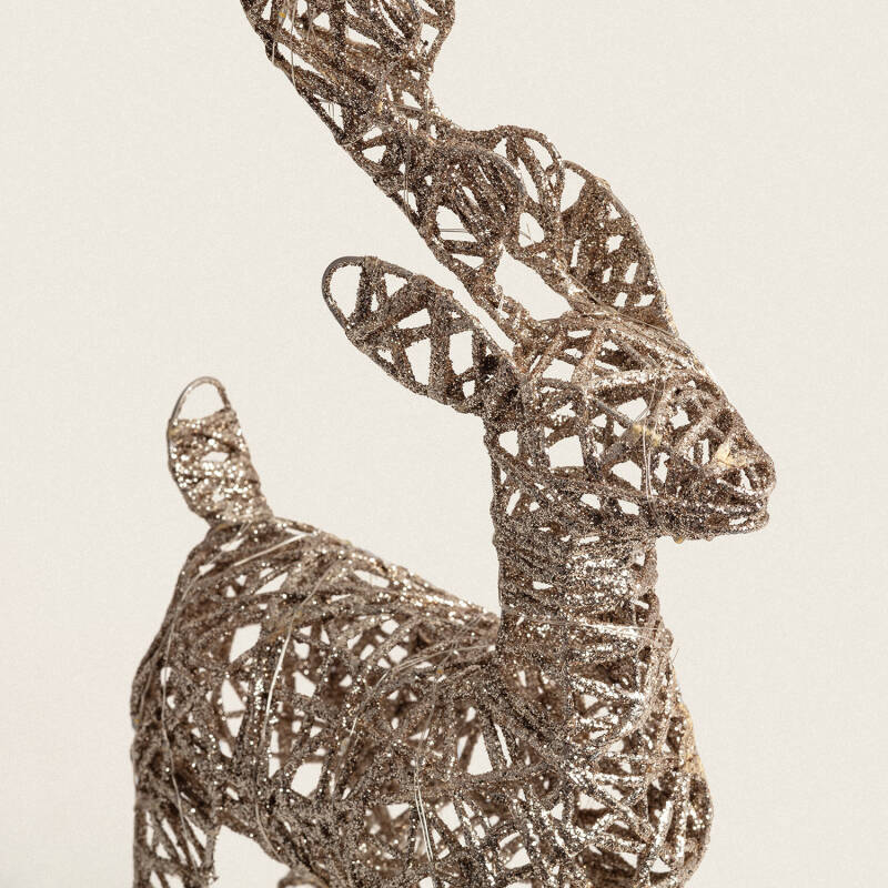 Image de Renne de Noël LED 37 cm Rudolph Image de Renne de Noël LED 37 cm Rudolph