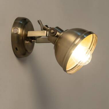 Image of Brass Wall Lamp with USB Rechargeable Battery 