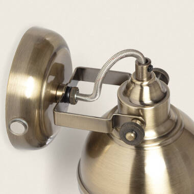 Image of Brass Wall Lamp with USB Rechargeable Battery 