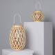 Image de Lampe à Poser LED Portable Rotin Big Alejandría