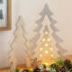 Image de Sapin de Noël LED Bois avec Batterie Kolm