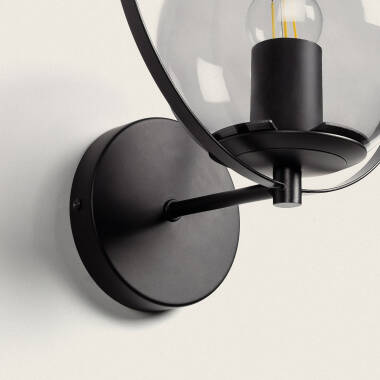 Image of Jubail Metal & Glass Outdoor Wall Lamp 