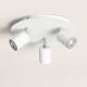 Image de Plafonnier Rond Orientable Métal 3 Spots Whitstable
