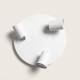 Image de Plafonnier Rond Orientable Métal 3 Spots Whitstable
