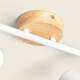Image de Plafonnier Orientable Bois et métal 2 Spots Albus 