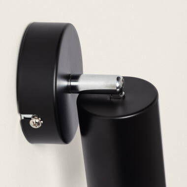 Immagine di Lampada da Soffitto Orientabile Metallo 1 Faretto Albus Black