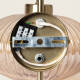 Image de Lampe Murale Métal et Verre Basile